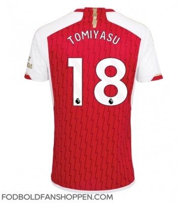 Arsenal Takehiro Tomiyasu #18 Hjemmebanetrøje 2023-24 Kortærmet